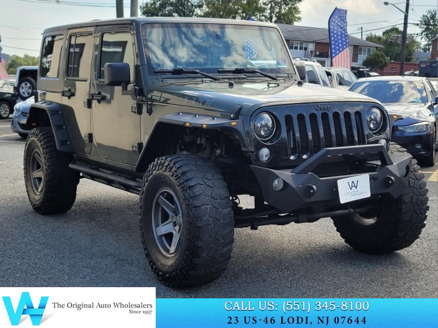 2015 Jeep Wrangler Unlimited 4WD 4dr Sport, available for sale in Lodi, New Jersey | AW Auto & Truck Wholesalers, Inc. Lodi, New Jersey 2015 Jeep Wrangler Unlimited 4WD 4dr Sport, available for sale in Lodi, New Jersey | AW Auto & Truck Wholesalers, Inc. Lodi, New Jersey
