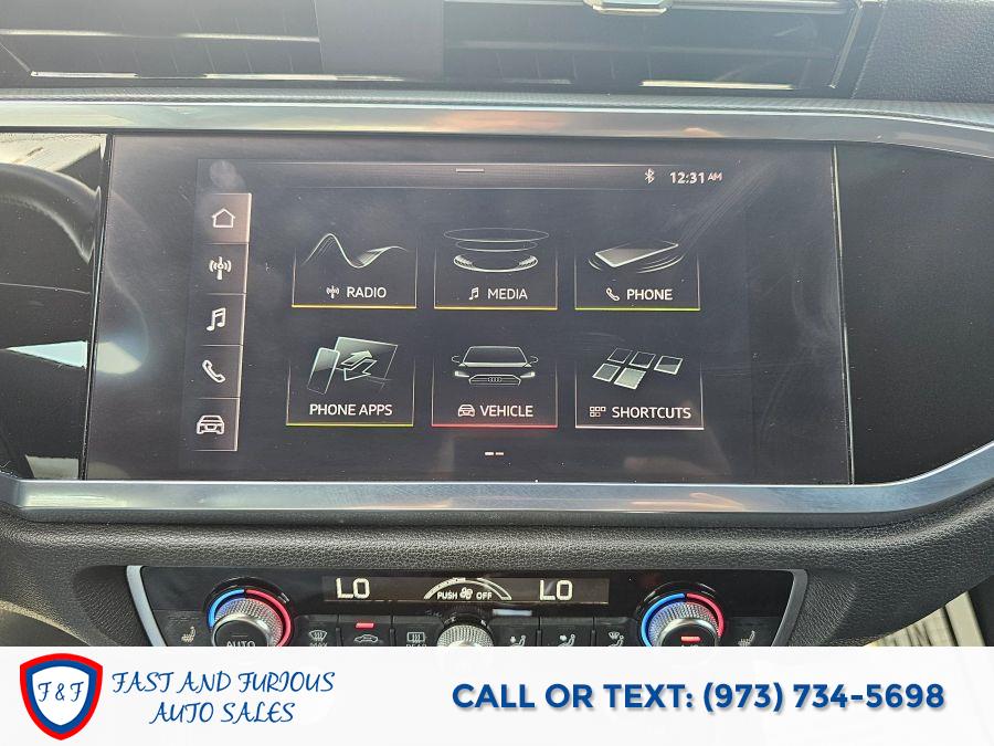 2020 Audi Q3 Premium Sport Utility 4D, available for sale in Newark, New Jersey | Fast and Furious Auto Sales. Newark, New Jersey 2020 Audi Q3 Premium Sport Utility 4D, available for sale in Newark, New Jersey | Fast and Furious Auto Sales. Newark, New Jersey