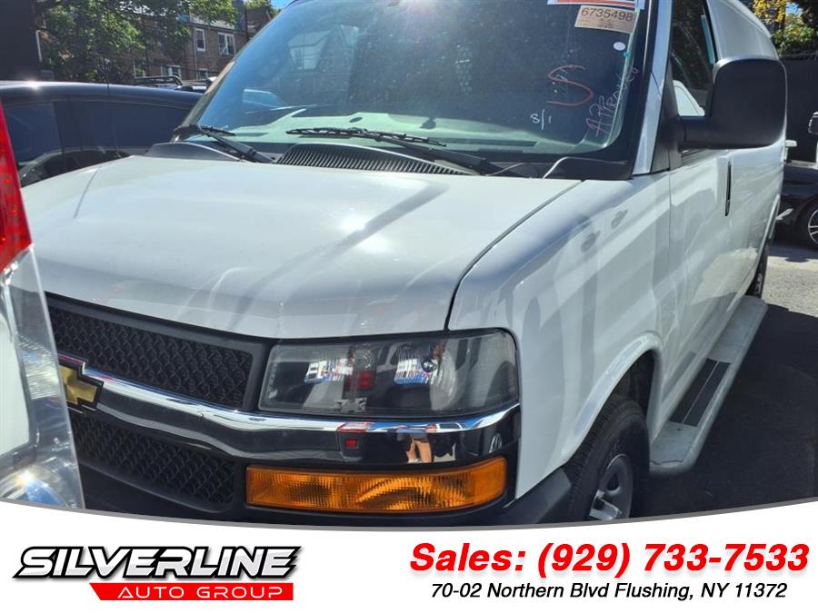 2023 Chevrolet Express Cargo Van RWD 2500 135", available for sale in Flushing, New York | Silverline Auto Group. Flushing, New York 2023 Chevrolet Express Cargo Van RWD 2500 135", available for sale in Flushing, New York | Silverline Auto Group. Flushing, New York