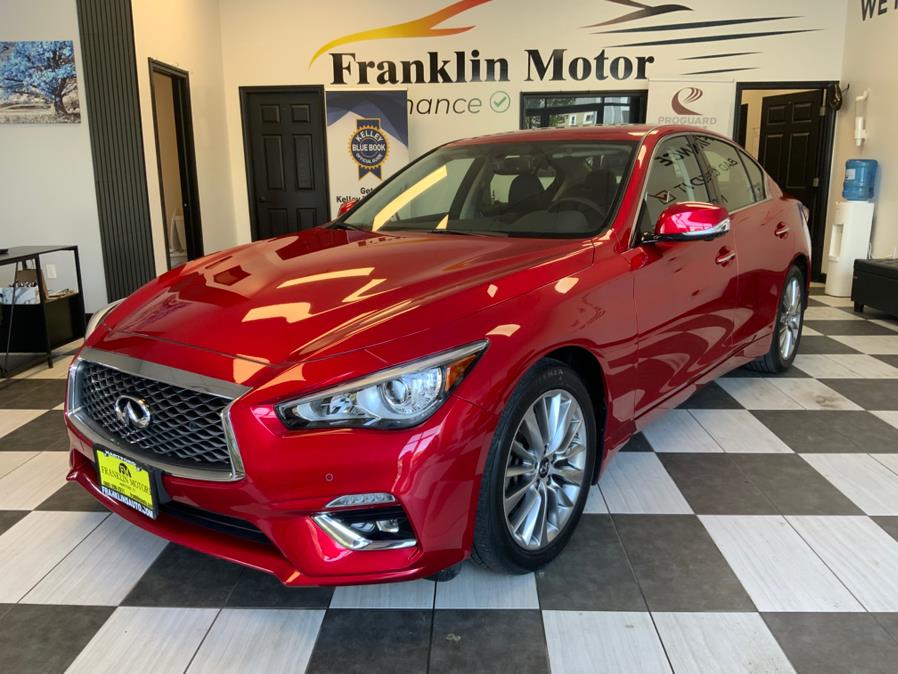 2022 INFINITI Q50 LUXE AWD, available for sale in Hartford, Connecticut | Franklin Motors Auto Sales LLC. Hartford, Connecticut 2022 INFINITI Q50 LUXE AWD, available for sale in Hartford, Connecticut | Franklin Motors Auto Sales LLC. Hartford, Connecticut