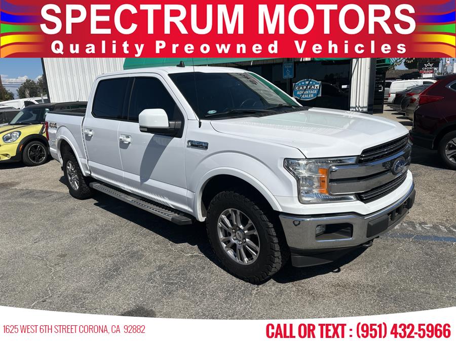 2020 Ford F-150 LARIAT 4WD SuperCrew 5.5'' Box, available for sale in Corona, California | Spectrum Motors. Corona, California 2020 Ford F-150 LARIAT 4WD SuperCrew 5.5'' Box, available for sale in Corona, California | Spectrum Motors. Corona, California