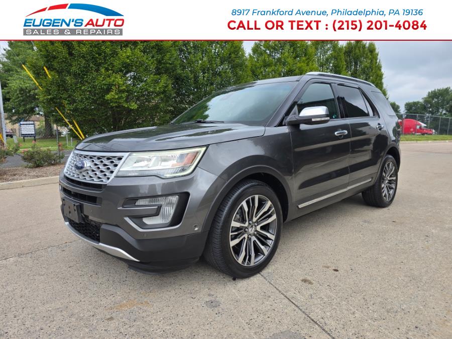 2016 Ford Explorer 4WD 4dr Platinum, available for sale in Philadelphia, Pennsylvania | Eugen's Auto Sales & Repairs. Philadelphia, Pennsylvania 2016 Ford Explorer 4WD 4dr Platinum, available for sale in Philadelphia, Pennsylvania | Eugen's Auto Sales & Repairs. Philadelphia, Pennsylvania