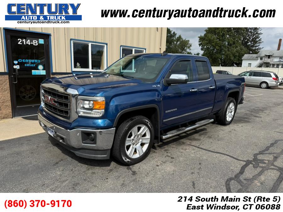 2015 GMC Sierra 1500 4WD Double Cab 143.5" SLT, available for sale in East Windsor, Connecticut | Century Auto And Truck. East Windsor, Connecticut 2015 GMC Sierra 1500 4WD Double Cab 143.5" SLT, available for sale in East Windsor, Connecticut | Century Auto And Truck. East Windsor, Connecticut