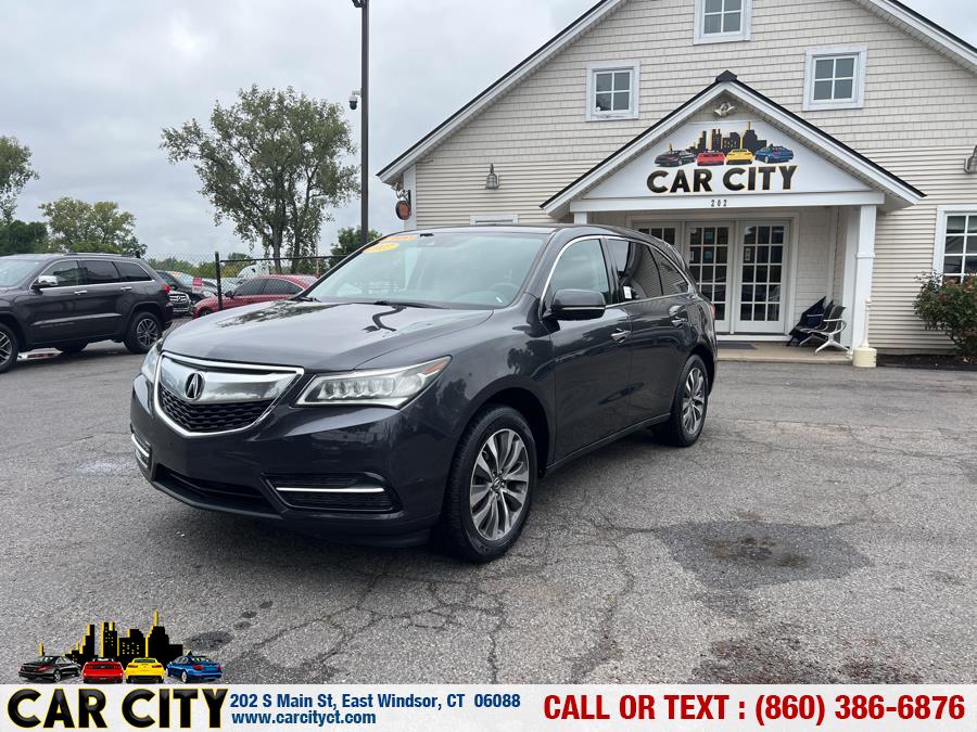 2016 Acura MDX SH-AWD 4dr w/Tech, available for sale in East Windsor, Connecticut | Car City LLC. East Windsor, Connecticut 2016 Acura MDX SH-AWD 4dr w/Tech, available for sale in East Windsor, Connecticut | Car City LLC. East Windsor, Connecticut