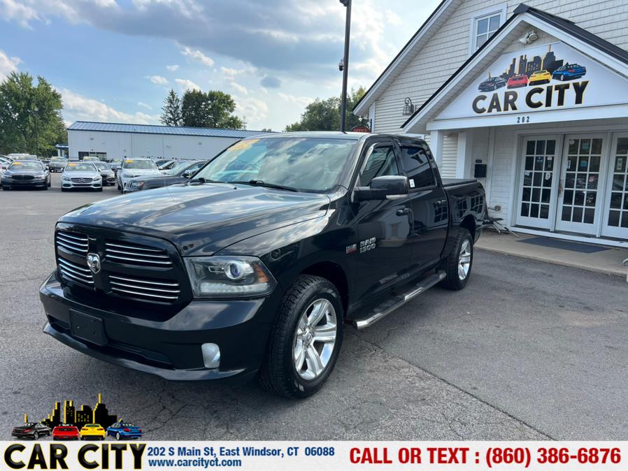 2016 Ram 1500 4WD Crew Cab 140.5" Sport, available for sale in East Windsor, Connecticut | Car City LLC. East Windsor, Connecticut 2016 Ram 1500 4WD Crew Cab 140.5" Sport, available for sale in East Windsor, Connecticut | Car City LLC. East Windsor, Connecticut
