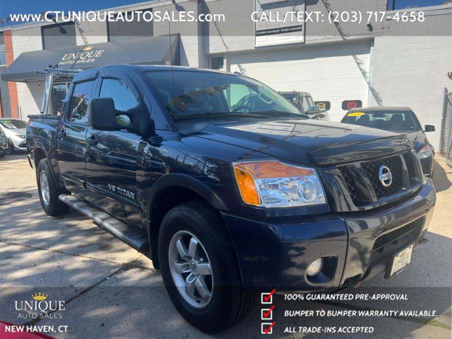 2012 Nissan Titan 4WD Crew Cab SWB PRO-4X, available for sale in New Haven, Connecticut | Unique Auto Sales LLC. New Haven, Connecticut 2012 Nissan Titan 4WD Crew Cab SWB PRO-4X, available for sale in New Haven, Connecticut | Unique Auto Sales LLC. New Haven, Connecticut