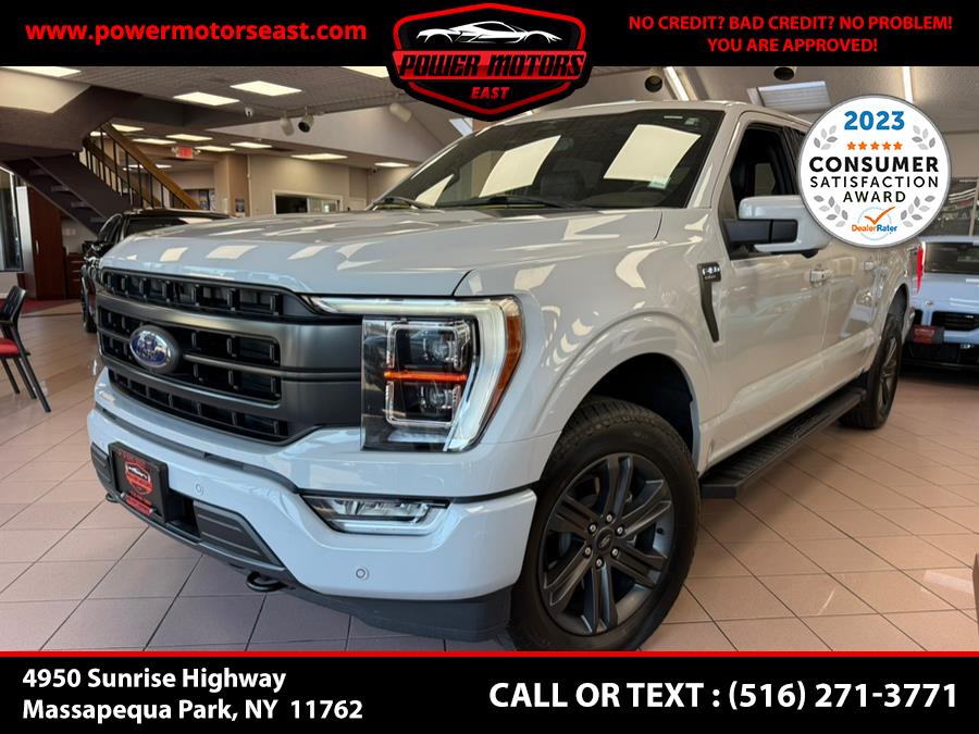 2023 Ford F-150 LARIAT 4WD SuperCrew 5.5'' Box, available for sale in Massapequa Park, New York | Power Motors East. Massapequa Park, New York 2023 Ford F-150 LARIAT 4WD SuperCrew 5.5'' Box, available for sale in Massapequa Park, New York | Power Motors East. Massapequa Park, New York