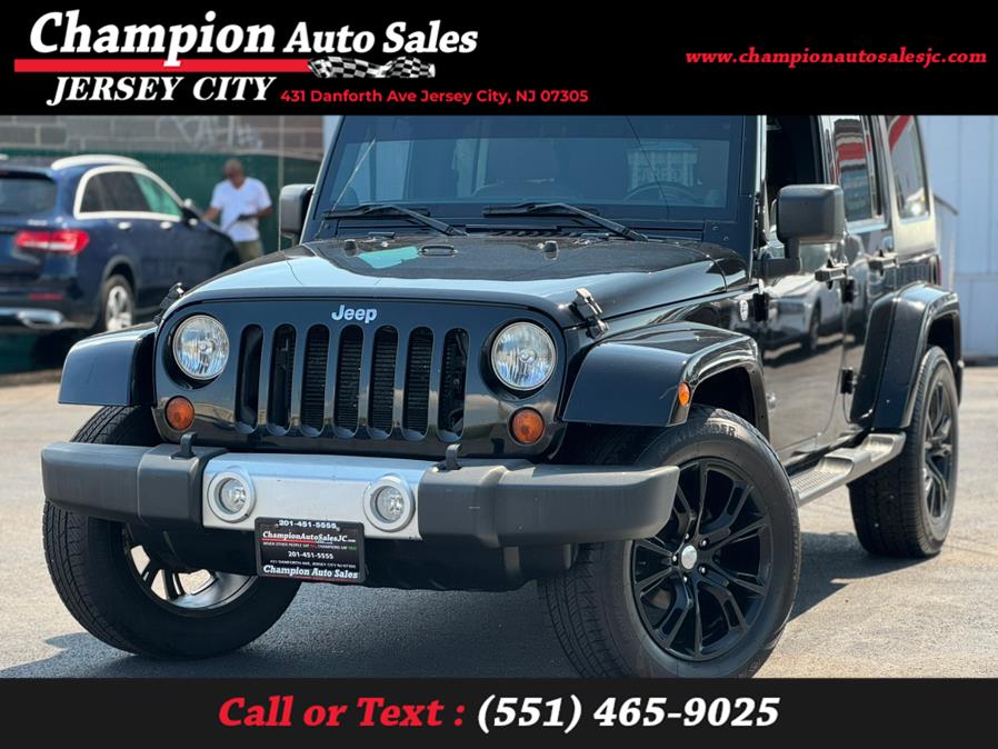 2013 Jeep Wrangler Unlimited 4WD 4dr Sahara, available for sale in Jersey City, New Jersey | Champion Auto Sales. Jersey City, New Jersey 2013 Jeep Wrangler Unlimited 4WD 4dr Sahara, available for sale in Jersey City, New Jersey | Champion Auto Sales. Jersey City, New Jersey