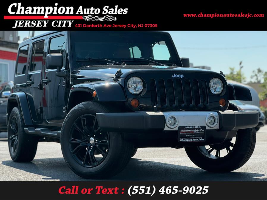 2013 Jeep Wrangler Unlimited 4WD 4dr Sahara, available for sale in Jersey City, New Jersey | Champion Auto Sales. Jersey City, New Jersey 2013 Jeep Wrangler Unlimited 4WD 4dr Sahara, available for sale in Jersey City, New Jersey | Champion Auto Sales. Jersey City, New Jersey