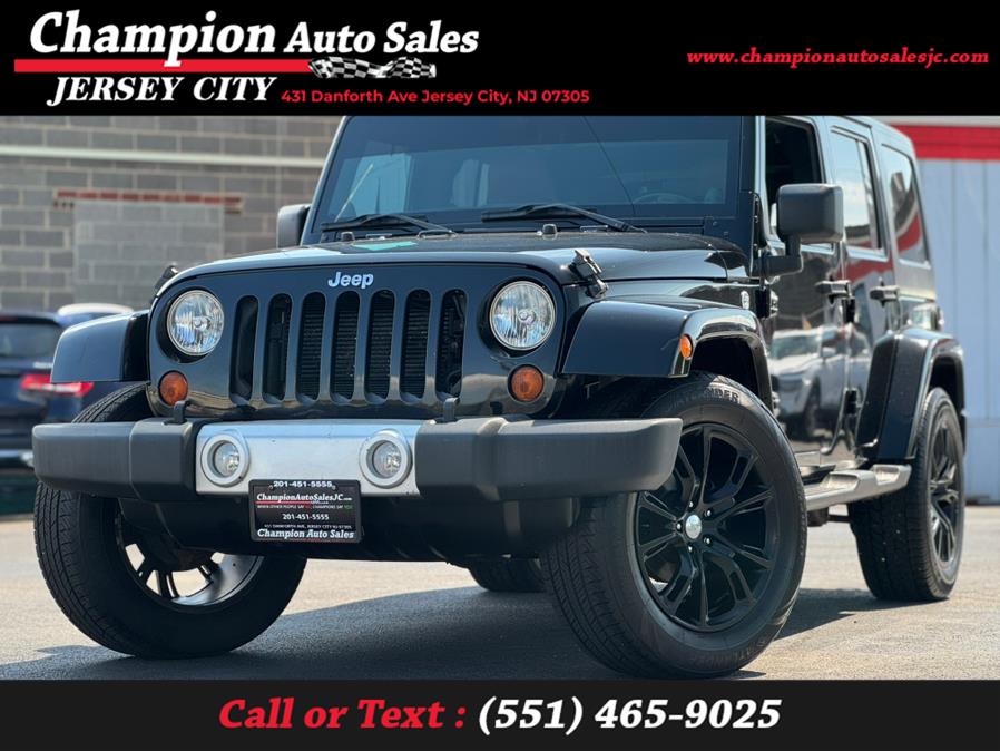 2013 Jeep Wrangler Unlimited 4WD 4dr Sahara, available for sale in Jersey City, New Jersey | Champion Auto Sales. Jersey City, New Jersey 2013 Jeep Wrangler Unlimited 4WD 4dr Sahara, available for sale in Jersey City, New Jersey | Champion Auto Sales. Jersey City, New Jersey