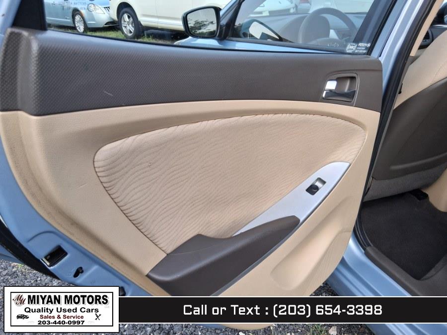 2012 Hyundai Accent 4dr Sdn Auto GLS, available for sale in Meriden, Connecticut | Miyan Motors. Meriden, Connecticut 2012 Hyundai Accent 4dr Sdn Auto GLS, available for sale in Meriden, Connecticut | Miyan Motors. Meriden, Connecticut