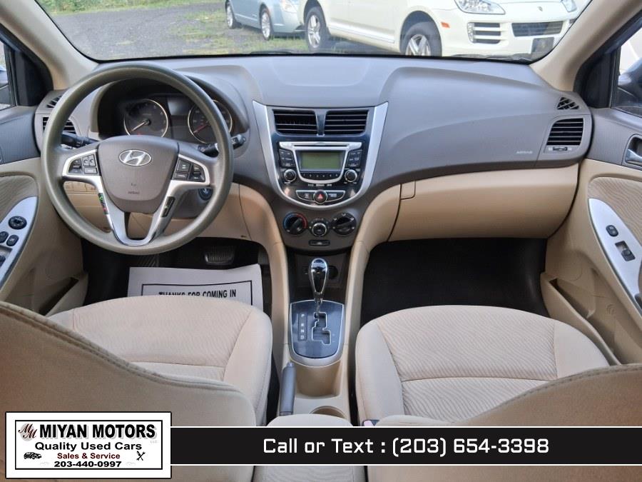2012 Hyundai Accent 4dr Sdn Auto GLS, available for sale in Meriden, Connecticut | Miyan Motors. Meriden, Connecticut 2012 Hyundai Accent 4dr Sdn Auto GLS, available for sale in Meriden, Connecticut | Miyan Motors. Meriden, Connecticut