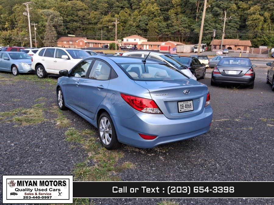 2012 Hyundai Accent 4dr Sdn Auto GLS, available for sale in Meriden, Connecticut | Miyan Motors. Meriden, Connecticut 2012 Hyundai Accent 4dr Sdn Auto GLS, available for sale in Meriden, Connecticut | Miyan Motors. Meriden, Connecticut