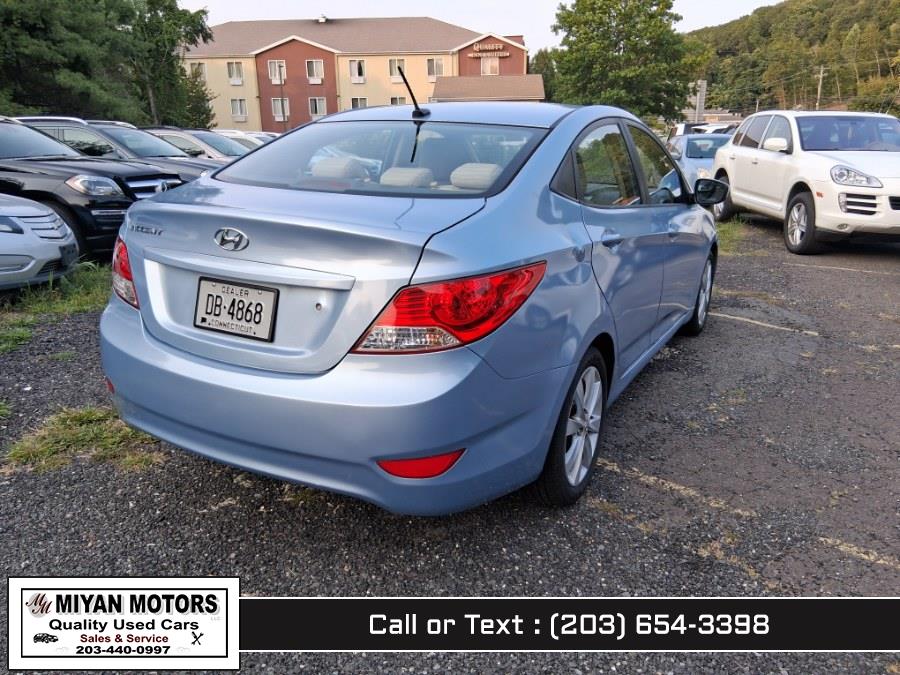 2012 Hyundai Accent 4dr Sdn Auto GLS, available for sale in Meriden, Connecticut | Miyan Motors. Meriden, Connecticut 2012 Hyundai Accent 4dr Sdn Auto GLS, available for sale in Meriden, Connecticut | Miyan Motors. Meriden, Connecticut