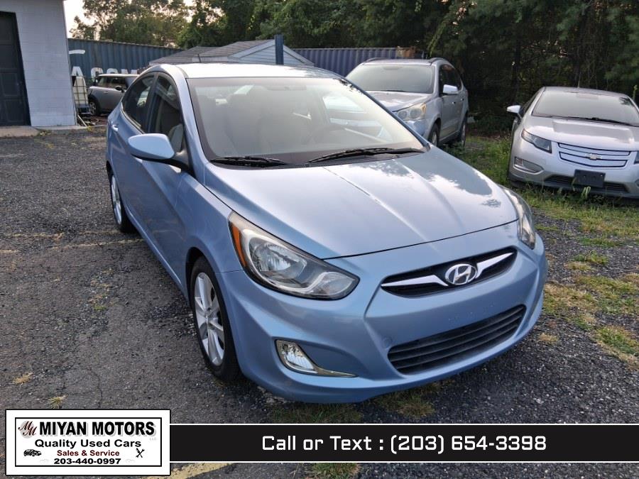 2012 Hyundai Accent 4dr Sdn Auto GLS, available for sale in Meriden, Connecticut | Miyan Motors. Meriden, Connecticut 2012 Hyundai Accent 4dr Sdn Auto GLS, available for sale in Meriden, Connecticut | Miyan Motors. Meriden, Connecticut