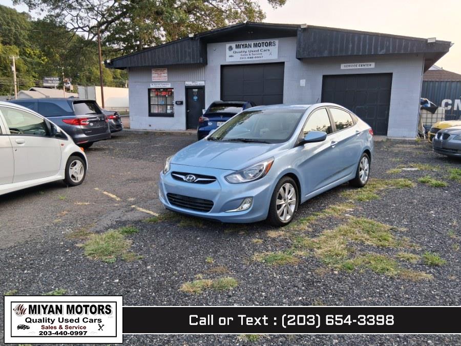 2012 Hyundai Accent 4dr Sdn Auto GLS, available for sale in Meriden, Connecticut | Miyan Motors. Meriden, Connecticut 2012 Hyundai Accent 4dr Sdn Auto GLS, available for sale in Meriden, Connecticut | Miyan Motors. Meriden, Connecticut