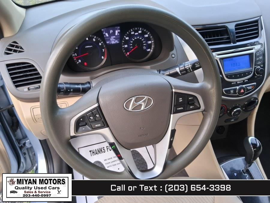 2012 Hyundai Accent 4dr Sdn Auto GLS, available for sale in Meriden, Connecticut | Miyan Motors. Meriden, Connecticut 2012 Hyundai Accent 4dr Sdn Auto GLS, available for sale in Meriden, Connecticut | Miyan Motors. Meriden, Connecticut
