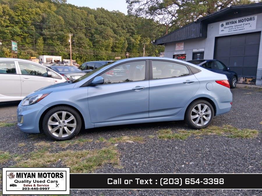 2012 Hyundai Accent 4dr Sdn Auto GLS, available for sale in Meriden, Connecticut | Miyan Motors. Meriden, Connecticut 2012 Hyundai Accent 4dr Sdn Auto GLS, available for sale in Meriden, Connecticut | Miyan Motors. Meriden, Connecticut