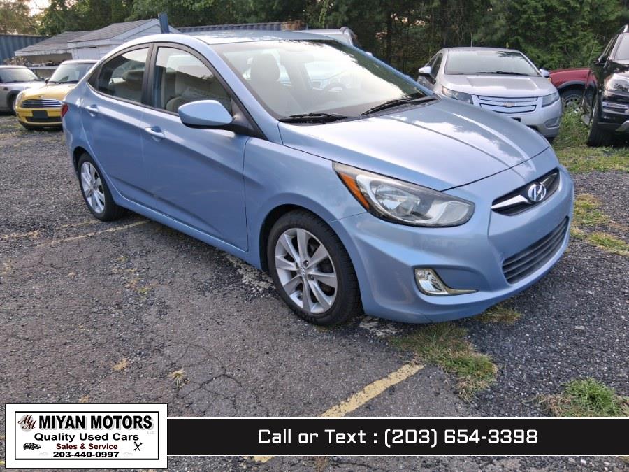 2012 Hyundai Accent 4dr Sdn Auto GLS, available for sale in Meriden, Connecticut | Miyan Motors. Meriden, Connecticut 2012 Hyundai Accent 4dr Sdn Auto GLS, available for sale in Meriden, Connecticut | Miyan Motors. Meriden, Connecticut