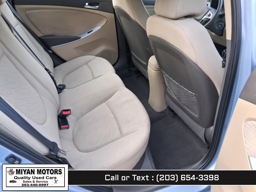 2012 Hyundai Accent 4dr Sdn Auto GLS, available for sale in Meriden, Connecticut | Miyan Motors. Meriden, Connecticut 2012 Hyundai Accent 4dr Sdn Auto GLS, available for sale in Meriden, Connecticut | Miyan Motors. Meriden, Connecticut