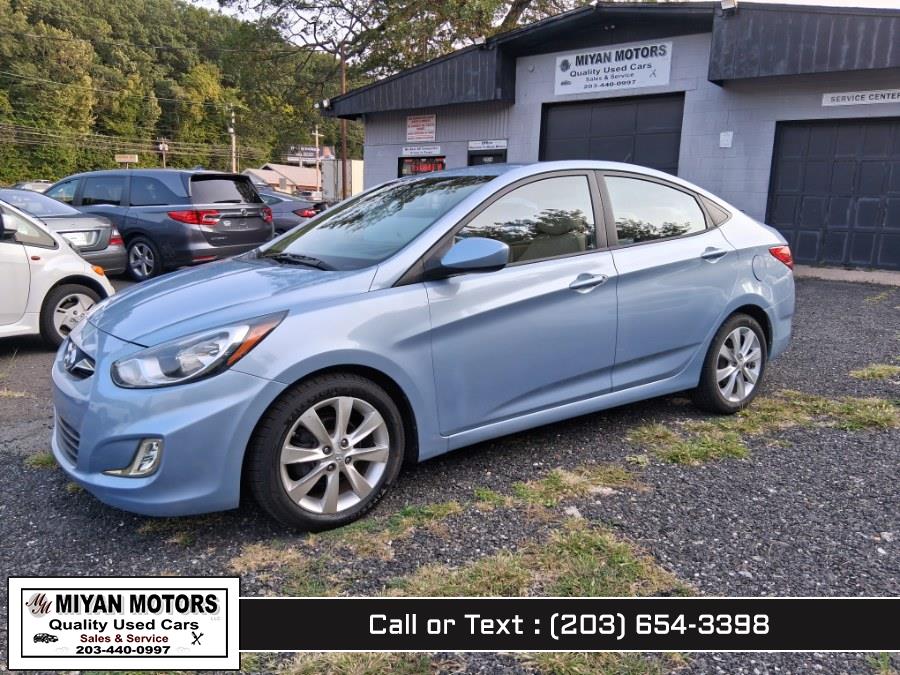2012 Hyundai Accent 4dr Sdn Auto GLS, available for sale in Meriden, Connecticut | Miyan Motors. Meriden, Connecticut 2012 Hyundai Accent 4dr Sdn Auto GLS, available for sale in Meriden, Connecticut | Miyan Motors. Meriden, Connecticut