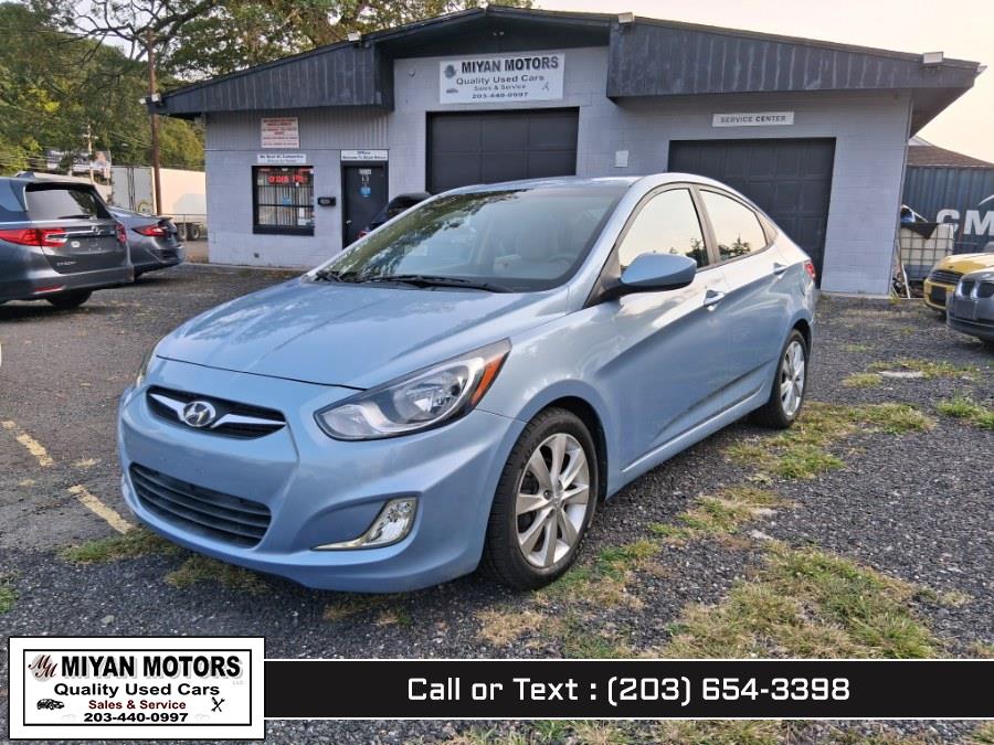 2012 Hyundai Accent 4dr Sdn Auto GLS, available for sale in Meriden, Connecticut | Miyan Motors. Meriden, Connecticut 2012 Hyundai Accent 4dr Sdn Auto GLS, available for sale in Meriden, Connecticut | Miyan Motors. Meriden, Connecticut
