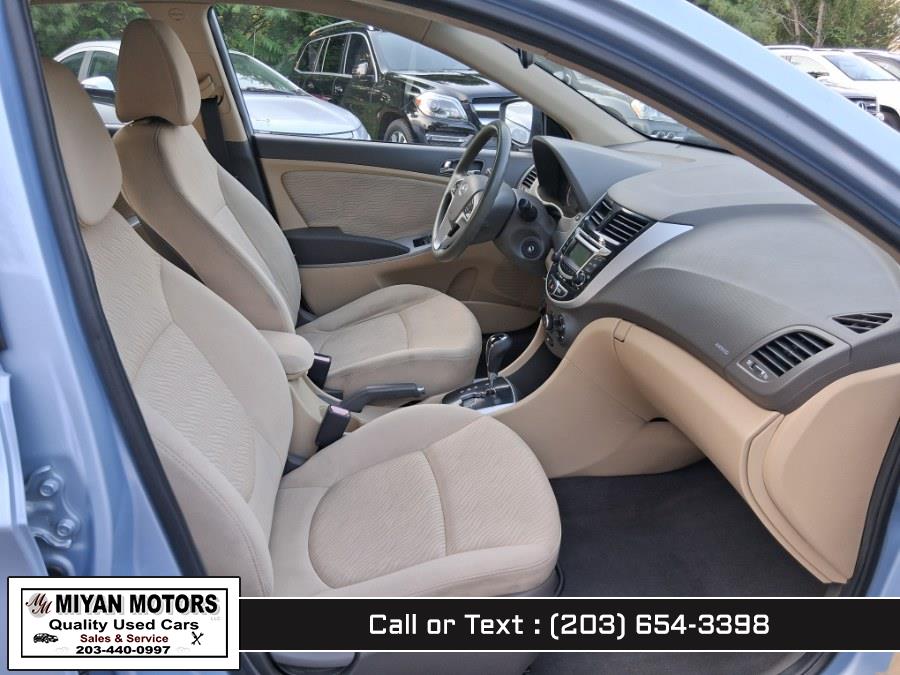 2012 Hyundai Accent 4dr Sdn Auto GLS, available for sale in Meriden, Connecticut | Miyan Motors. Meriden, Connecticut 2012 Hyundai Accent 4dr Sdn Auto GLS, available for sale in Meriden, Connecticut | Miyan Motors. Meriden, Connecticut