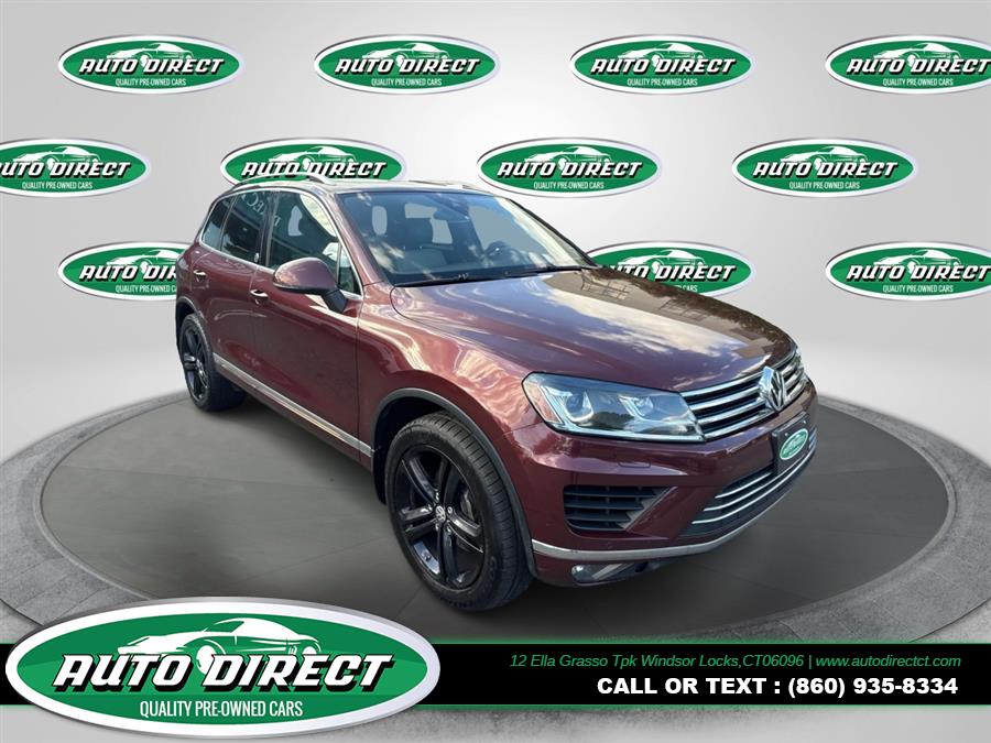 2017 Volkswagen Touareg V6 Wolfsburg Edition, available for sale in Windsor Locks, Connecticut | Auto Direct LLC. Windsor Locks, Connecticut 2017 Volkswagen Touareg V6 Wolfsburg Edition, available for sale in Windsor Locks, Connecticut | Auto Direct LLC. Windsor Locks, Connecticut