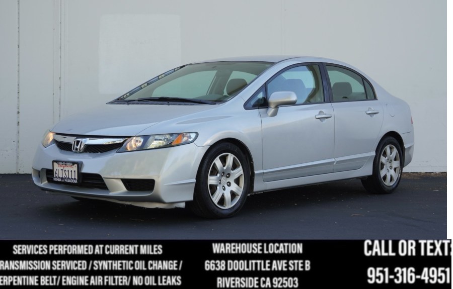 2010 Honda Civic Sdn LX 4dr Auto, available for sale in Riverside, California | Big Timin Motors LLC. Riverside, California 2010 Honda Civic Sdn LX 4dr Auto, available for sale in Riverside, California | Big Timin Motors LLC. Riverside, California