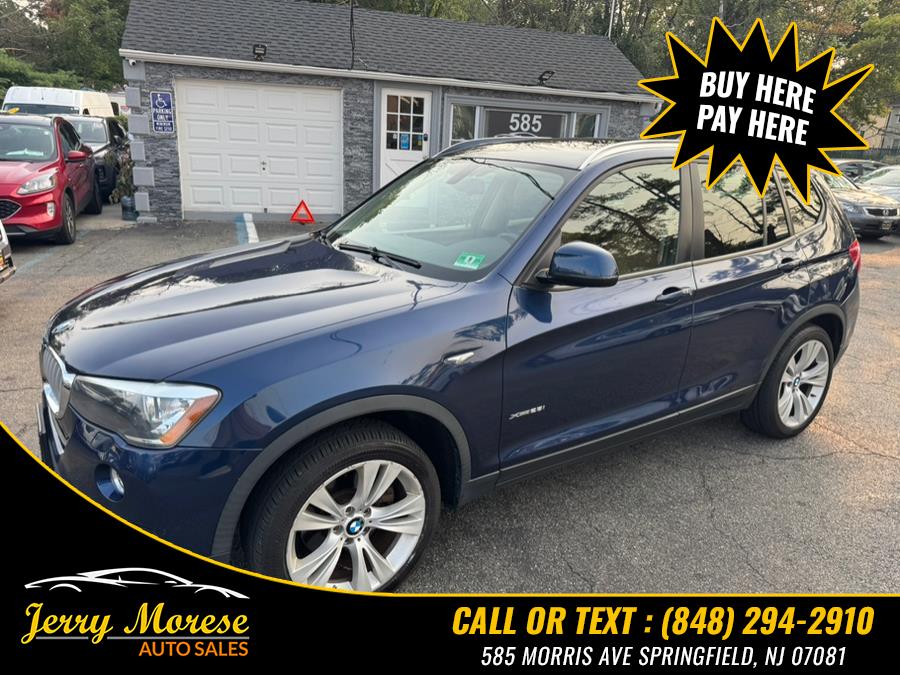 2015 BMW X3 AWD 4dr xDrive28i, available for sale in Springfield, New Jersey | Jerry Morese Auto Sales. Springfield, New Jersey 2015 BMW X3 AWD 4dr xDrive28i, available for sale in Springfield, New Jersey | Jerry Morese Auto Sales. Springfield, New Jersey