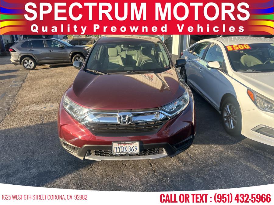2017 Honda CR-V LX 2WD, available for sale in Corona, California | Spectrum Motors. Corona, California 2017 Honda CR-V LX 2WD, available for sale in Corona, California | Spectrum Motors. Corona, California