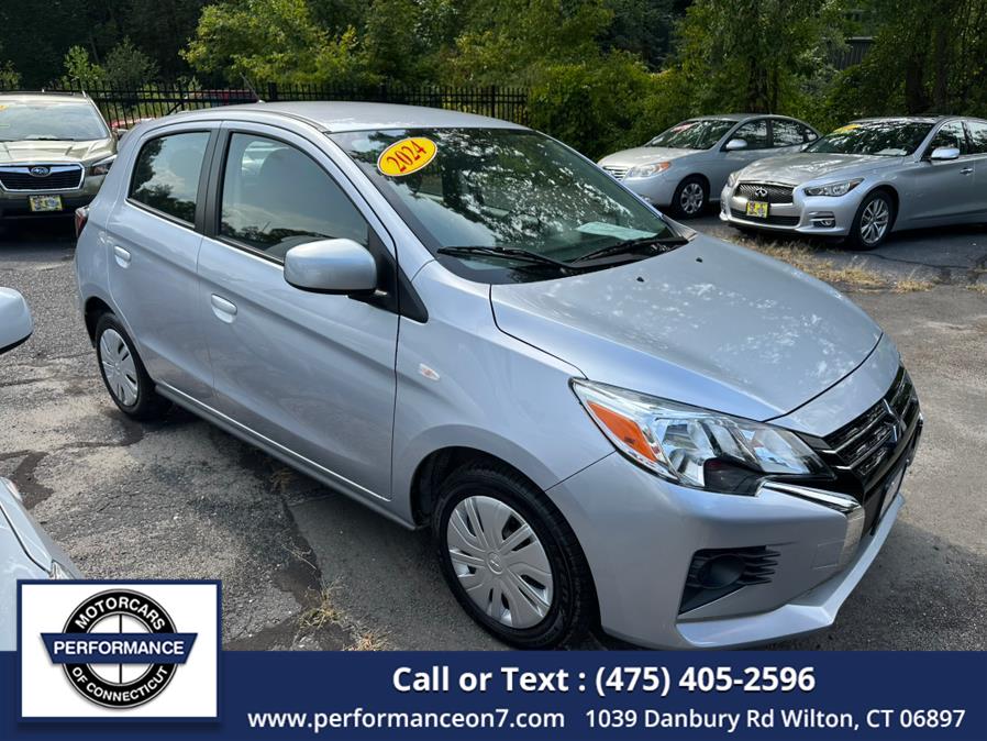 2024 Mitsubishi Mirage ES CVT, available for sale in Wilton, Connecticut | Performance Motor Cars Of Connecticut LLC. Wilton, Connecticut 2024 Mitsubishi Mirage ES CVT, available for sale in Wilton, Connecticut | Performance Motor Cars Of Connecticut LLC. Wilton, Connecticut