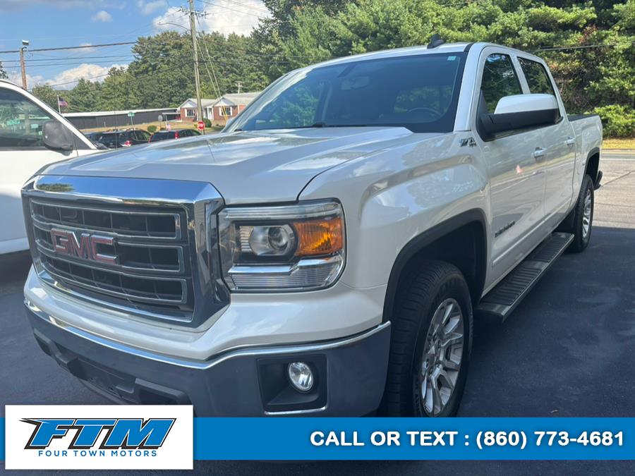 2015 GMC Sierra 1500 4WD Crew Cab 143.5" SLE, available for sale in Somers, Connecticut | Four Town Motors LLC. Somers, Connecticut