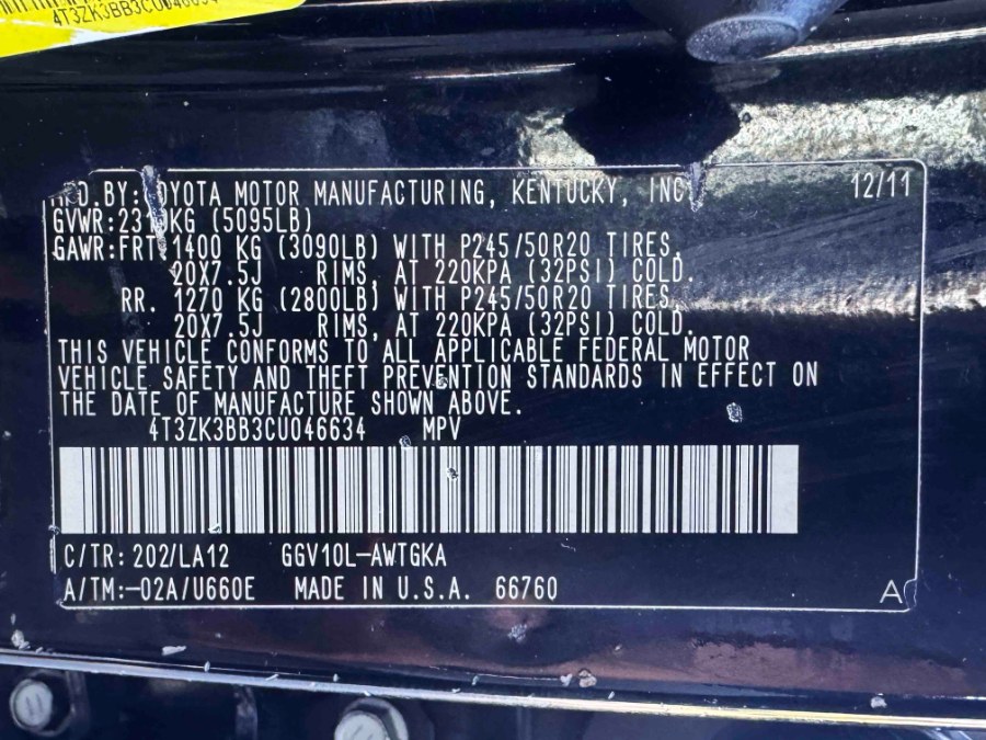 2012 Toyota Venza 4dr Wgn V6 FWD XLE (Natl), available for sale in Lake Forest, California | Pacific Green Line. Lake Forest, California 2012 Toyota Venza 4dr Wgn V6 FWD XLE (Natl), available for sale in Lake Forest, California | Pacific Green Line. Lake Forest, California