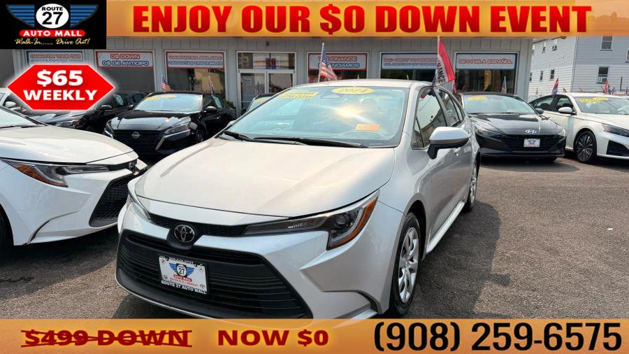 2024 Toyota Corolla LE Sedan 4D, available for sale in Linden, New Jersey | Route 27 Auto Mall. Linden, New Jersey 2024 Toyota Corolla LE Sedan 4D, available for sale in Linden, New Jersey | Route 27 Auto Mall. Linden, New Jersey