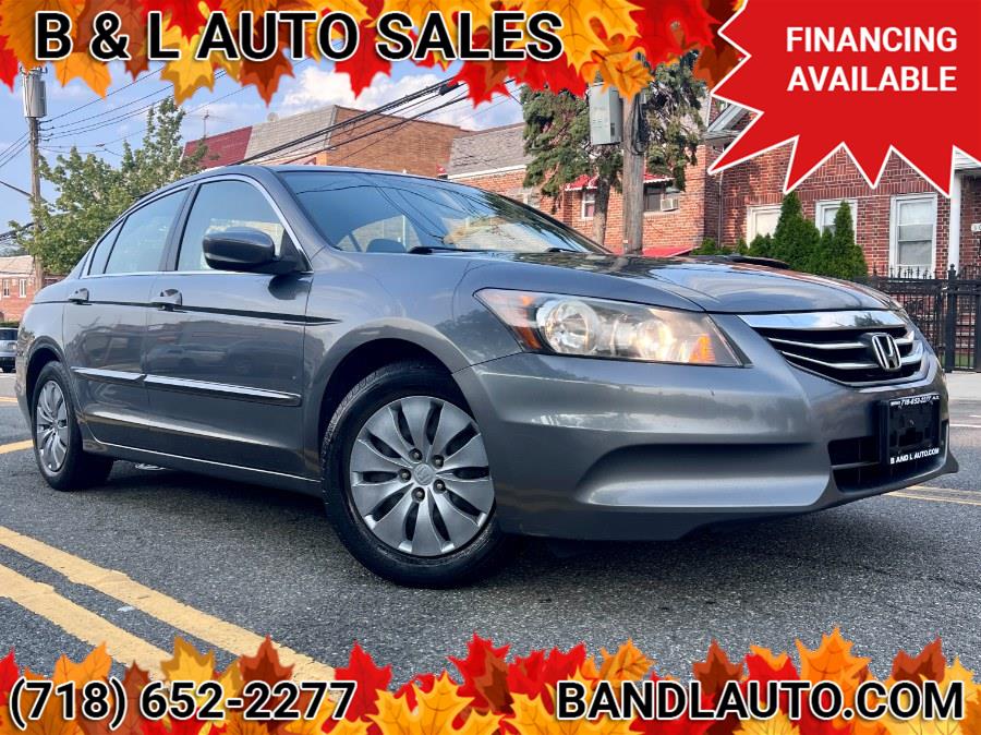 2012 Honda Accord Sedan 4dr I4 Auto LX, available for sale in Bronx, New York | B & L Auto Sales LLC. Bronx, New York 2012 Honda Accord Sedan 4dr I4 Auto LX, available for sale in Bronx, New York | B & L Auto Sales LLC. Bronx, New York