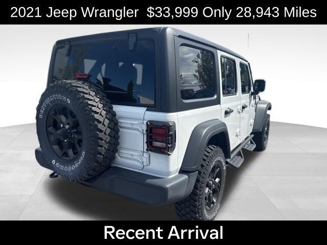 2021 Jeep Wrangler Unlimited Willys, available for sale in Avon, Connecticut | Sullivan Automotive Group. Avon, Connecticut 2021 Jeep Wrangler Unlimited Willys, available for sale in Avon, Connecticut | Sullivan Automotive Group. Avon, Connecticut