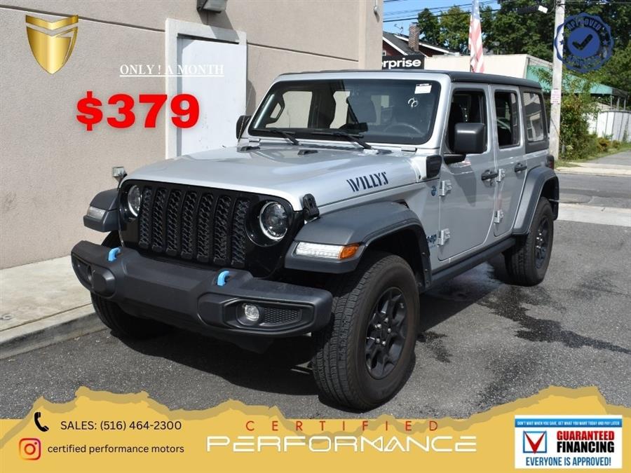 2023 Jeep Wrangler Willys 4xe, available for sale in Valley Stream, New York | Certified Performance Motors. Valley Stream, New York 2023 Jeep Wrangler Willys 4xe, available for sale in Valley Stream, New York | Certified Performance Motors. Valley Stream, New York