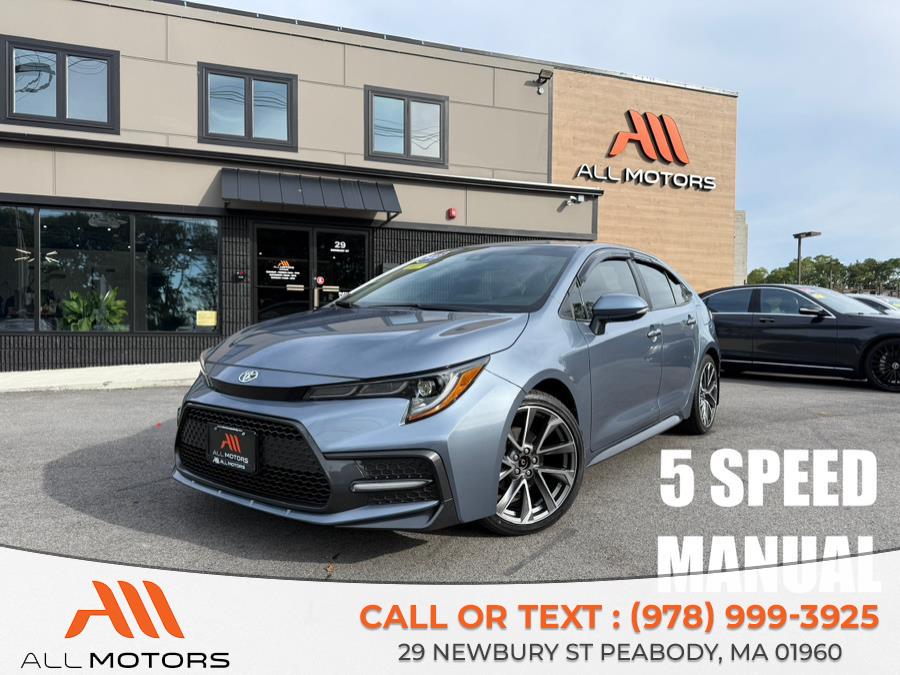 2022 Toyota Corolla SE Manual (Natl), available for sale in Peabody, Massachusetts | All Motors. Peabody, Massachusetts 2022 Toyota Corolla SE Manual (Natl), available for sale in Peabody, Massachusetts | All Motors. Peabody, Massachusetts
