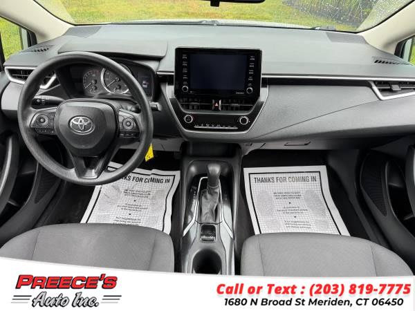 2021 Toyota Corolla LE CVT (Natl), available for sale in Meriden, Connecticut | Preeces Auto Inc. Meriden, Connecticut 2021 Toyota Corolla LE CVT (Natl), available for sale in Meriden, Connecticut | Preeces Auto Inc. Meriden, Connecticut