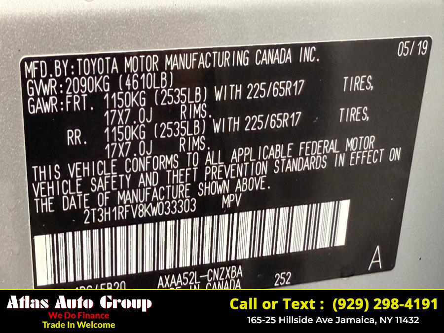 2019 Toyota RAV4 LE FWD (Natl), available for sale in Jamaica, New York | Atlas Auto Group. Jamaica, New York 2019 Toyota RAV4 LE FWD (Natl), available for sale in Jamaica, New York | Atlas Auto Group. Jamaica, New York