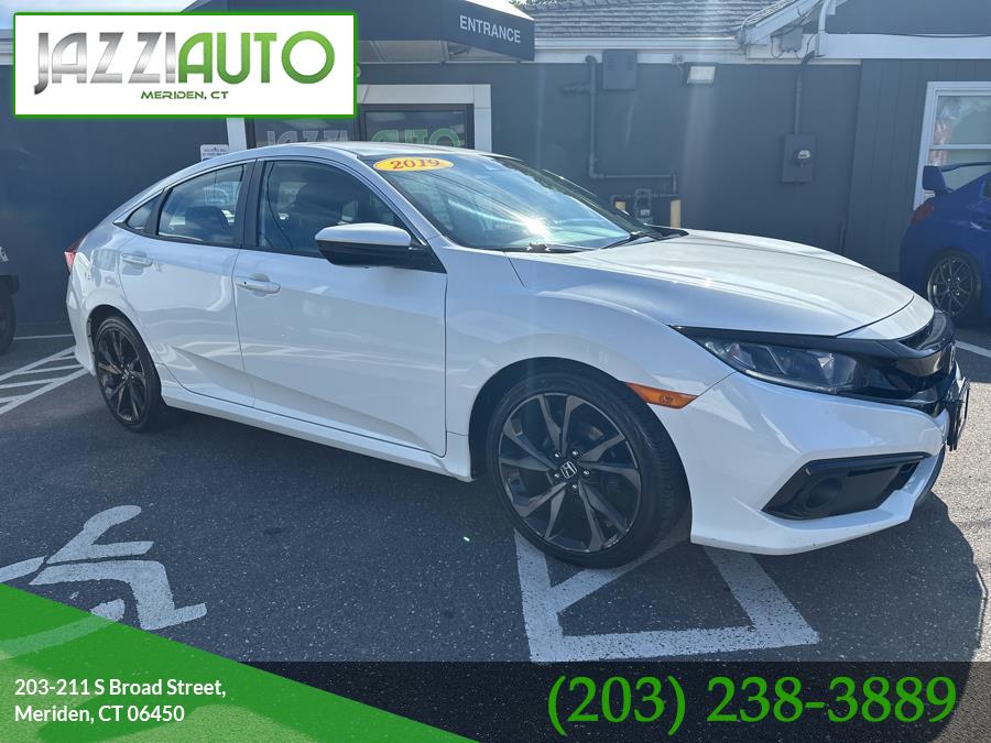 2019 Honda Civic Sedan Sport CVT, available for sale in Meriden, Connecticut | Jazzi Auto Sales LLC. Meriden, Connecticut 2019 Honda Civic Sedan Sport CVT, available for sale in Meriden, Connecticut | Jazzi Auto Sales LLC. Meriden, Connecticut