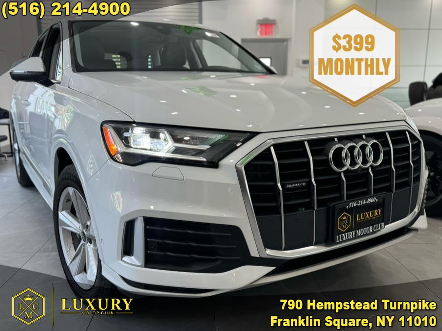2022 Audi Q7 Premium 45 TFSI quattro, available for sale in Franklin Square, New York | Luxury Motor Club. Franklin Square, New York 2022 Audi Q7 Premium 45 TFSI quattro, available for sale in Franklin Square, New York | Luxury Motor Club. Franklin Square, New York
