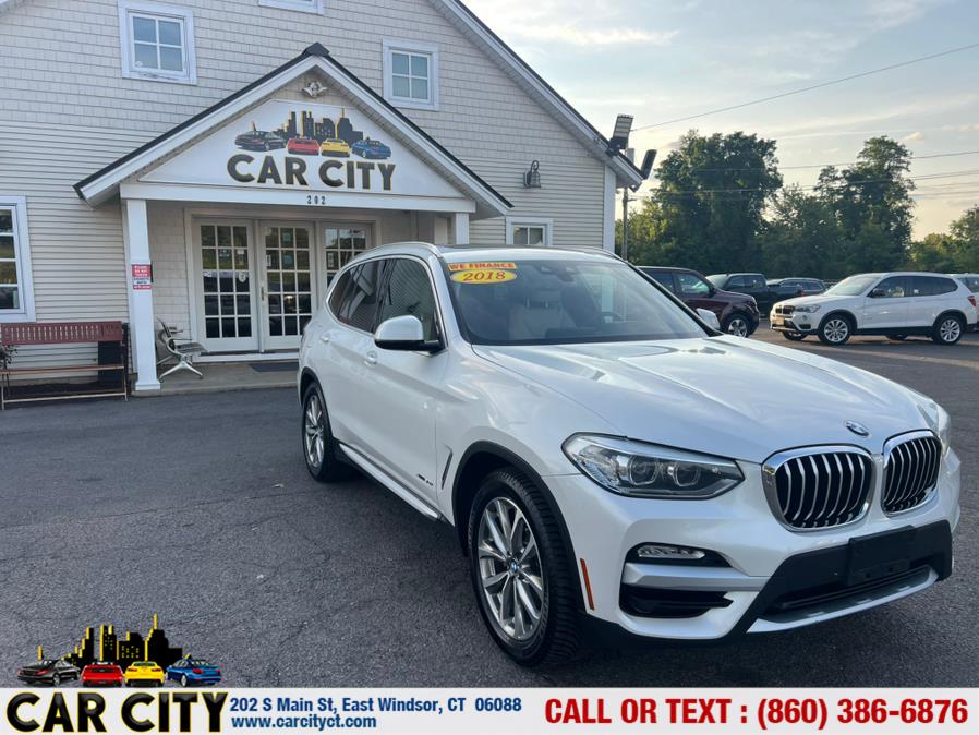 2018 BMW X3 xDrive30i Sports Activity Vehicle, available for sale in East Windsor, Connecticut | Car City LLC. East Windsor, Connecticut 2018 BMW X3 xDrive30i Sports Activity Vehicle, available for sale in East Windsor, Connecticut | Car City LLC. East Windsor, Connecticut
