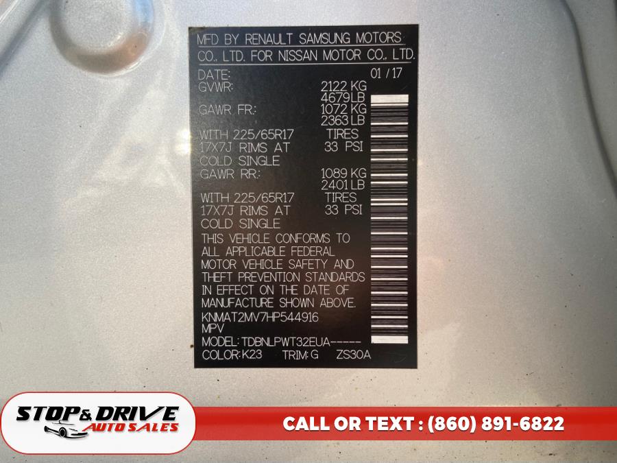 2017 Nissan Rogue AWD S, available for sale in East Windsor, Connecticut | Stop & Drive Auto Sales. East Windsor, Connecticut 2017 Nissan Rogue AWD S, available for sale in East Windsor, Connecticut | Stop & Drive Auto Sales. East Windsor, Connecticut