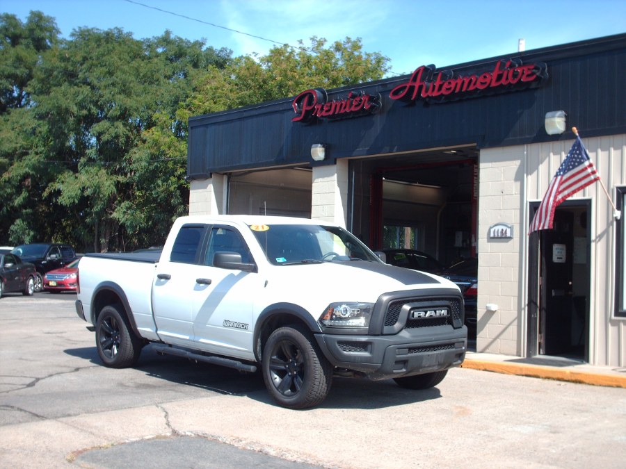 2021 Ram 1500 Classic Warlock 4x4 Quad Cab 6''4" Box, available for sale in Warwick, Rhode Island | Premier Automotive Sales. Warwick, Rhode Island 2021 Ram 1500 Classic Warlock 4x4 Quad Cab 6''4" Box, available for sale in Warwick, Rhode Island | Premier Automotive Sales. Warwick, Rhode Island