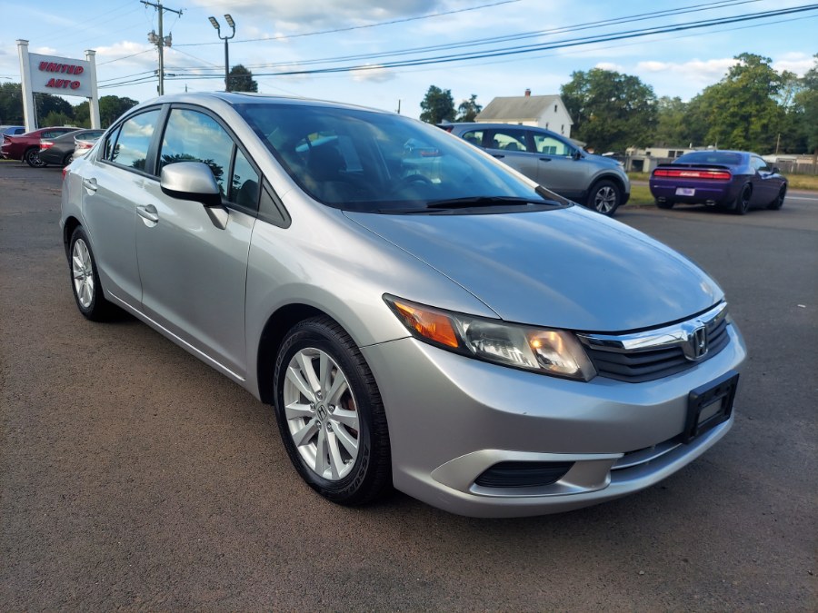 2012 Honda Civic Sdn 4dr Auto EX, available for sale in East Windsor, Connecticut | United Auto Sales of E Windsor, Inc. East Windsor, Connecticut 2012 Honda Civic Sdn 4dr Auto EX, available for sale in East Windsor, Connecticut | United Auto Sales of E Windsor, Inc. East Windsor, Connecticut