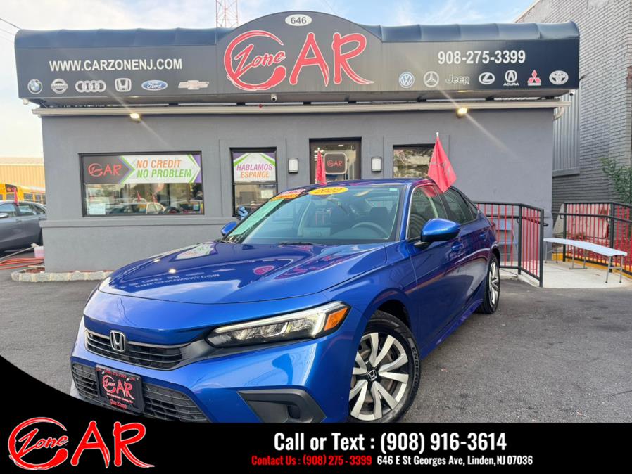 Used 2022 Honda Civic Sedan in Linden, New Jersey | Car Zone. Linden, New Jersey