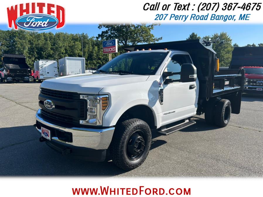 2019 Ford Super Duty F-350 DRW XL 4WD Reg Cab 145" WB 60" CA 9' Dump Body, available for sale in Bangor, Maine | Whited Ford. Bangor, Maine 2019 Ford Super Duty F-350 DRW XL 4WD Reg Cab 145" WB 60" CA 9' Dump Body, available for sale in Bangor, Maine | Whited Ford. Bangor, Maine