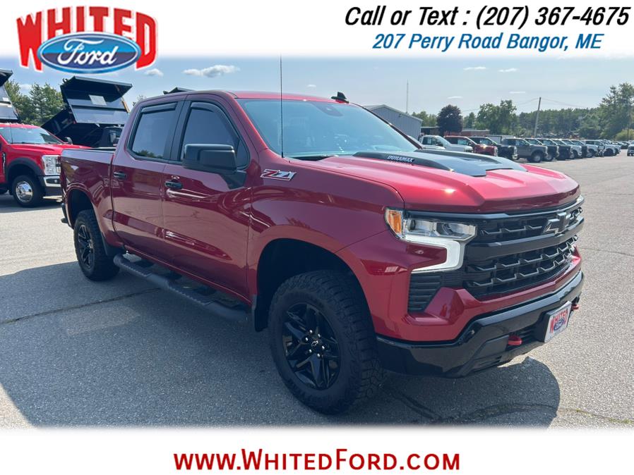 2024 Chevrolet Silverado 1500 4WD Crew Cab 147" LT Trail Boss, available for sale in Bangor, Maine | Whited Ford. Bangor, Maine 2024 Chevrolet Silverado 1500 4WD Crew Cab 147" LT Trail Boss, available for sale in Bangor, Maine | Whited Ford. Bangor, Maine